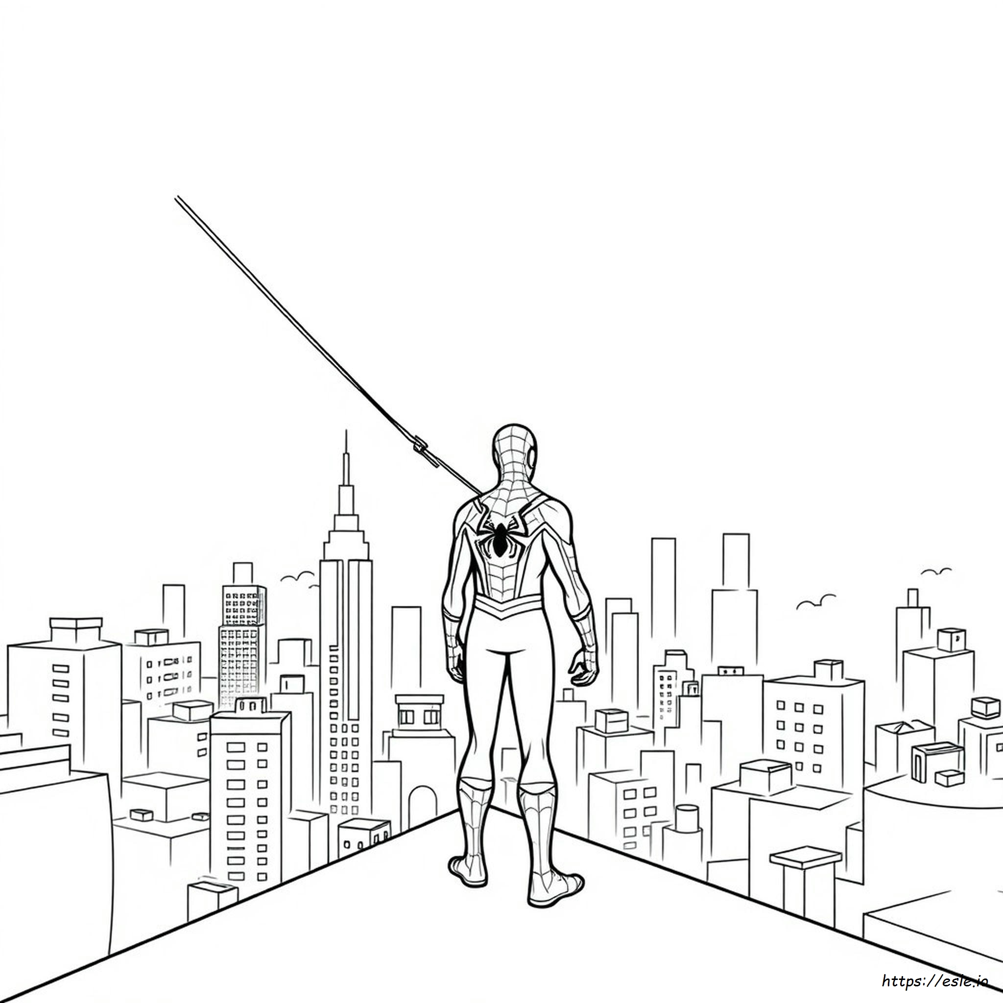 Dibujos Para Colorear De Spiderman