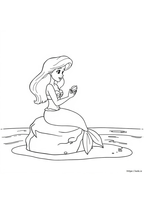 The Little Mermaid Colouring