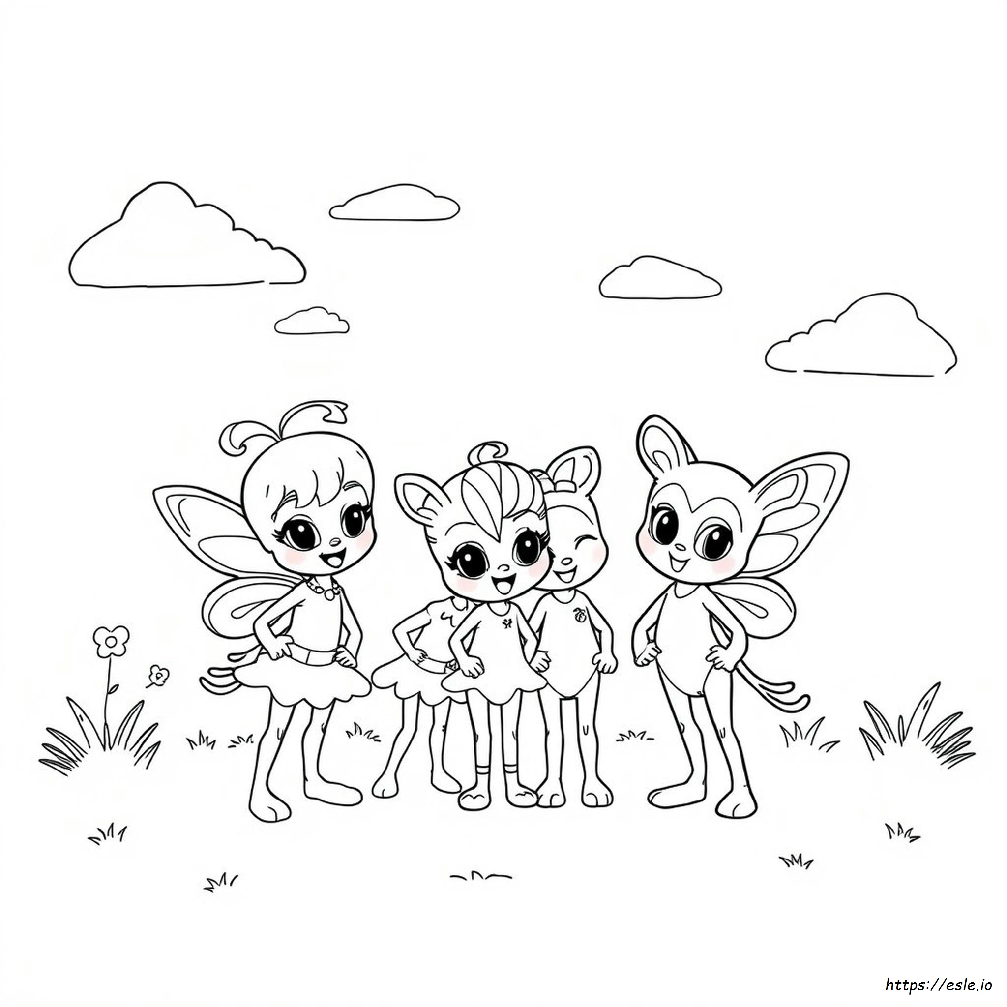 Drawing Miraculous All Kwami Coloring Pages