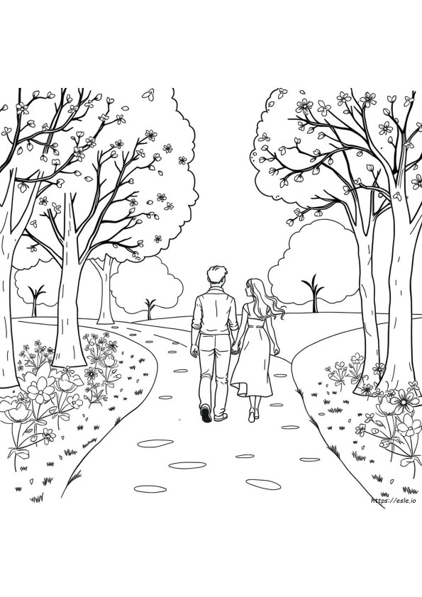Romance Coloring Pages