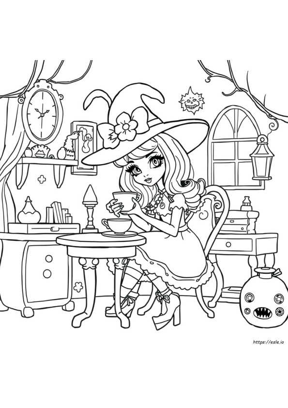 Ever After High Színező Madeline Hatter