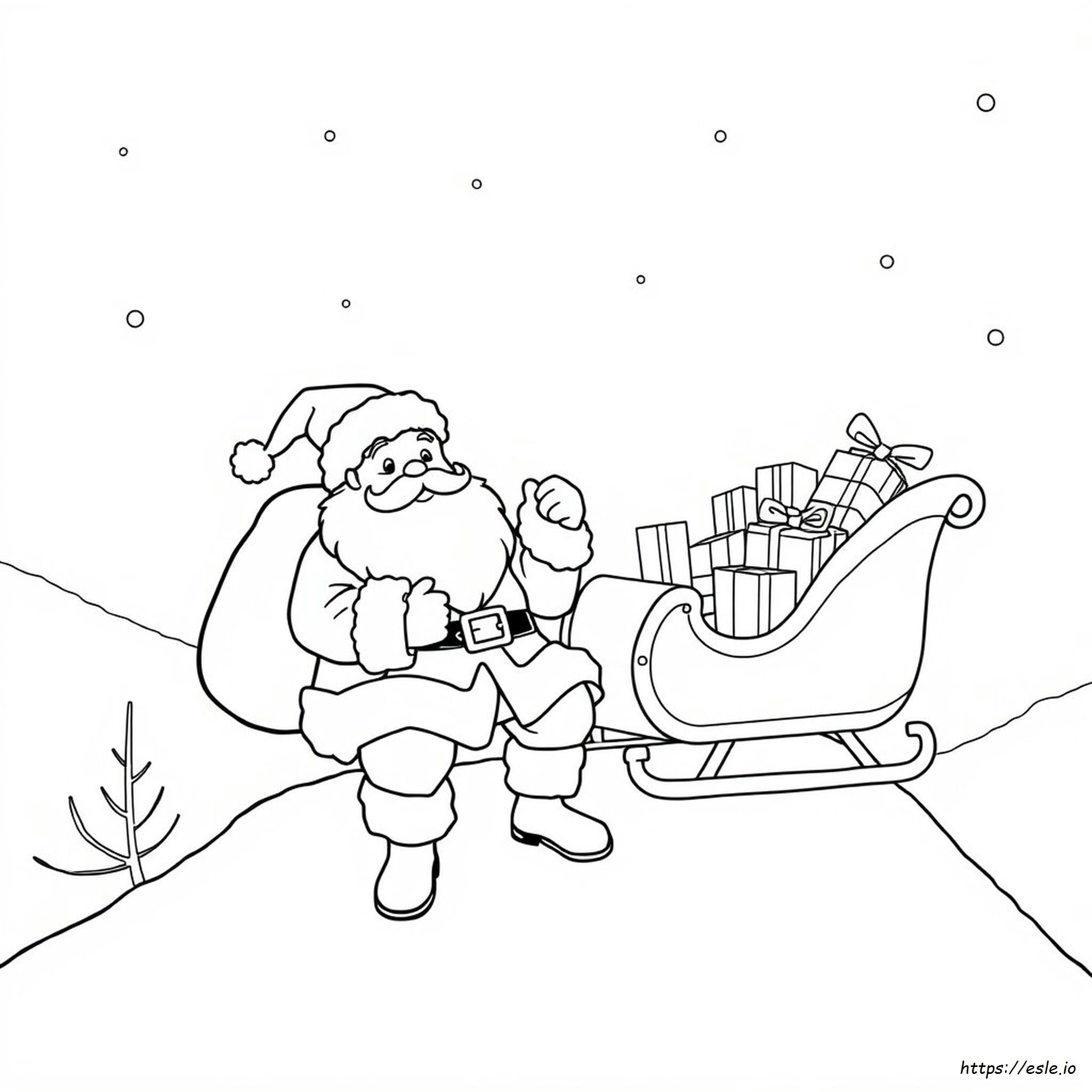 Weihnachtsmann Bilder Ausmalen