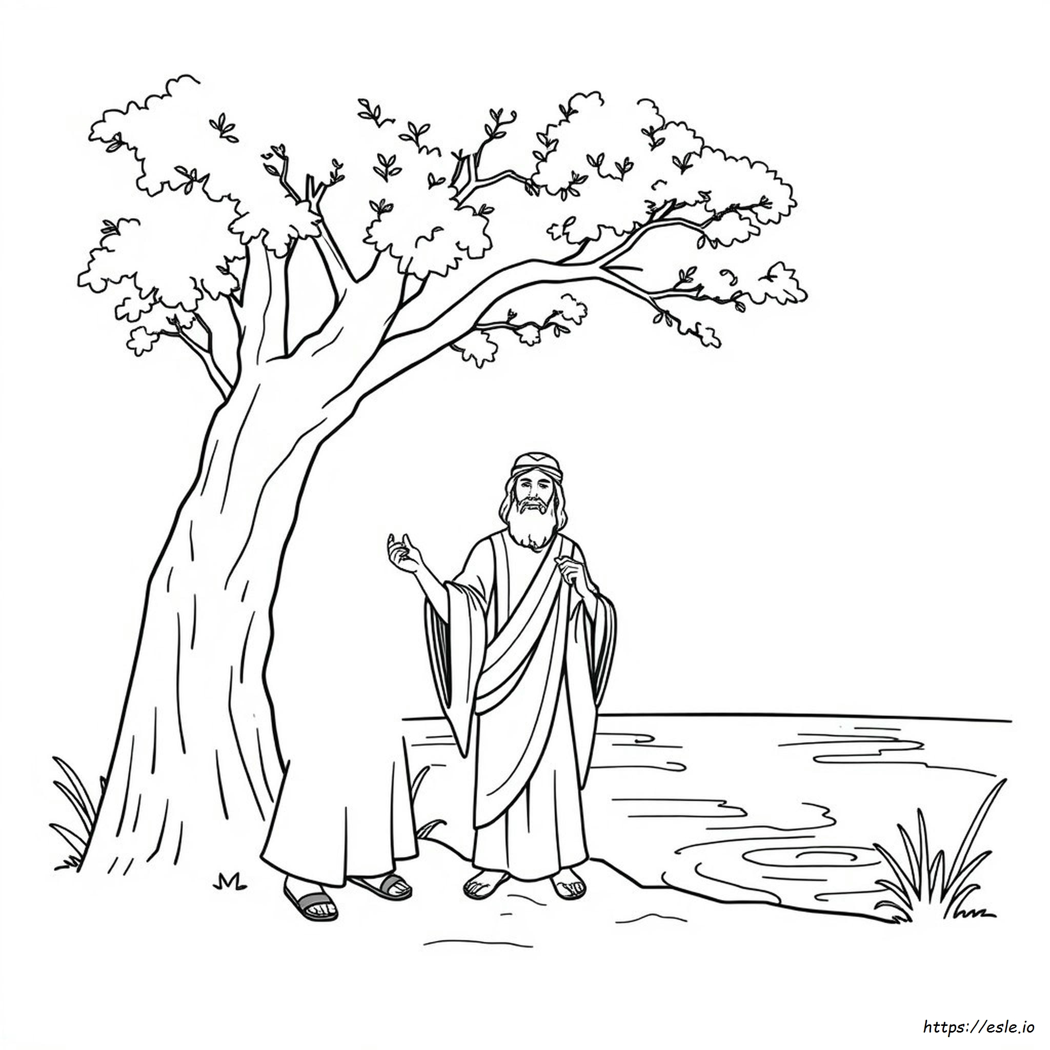 Printable John The Baptist Coloring Page