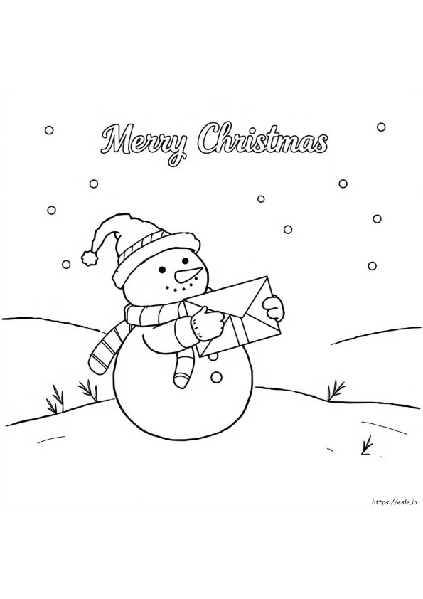 Coloriage Lettre Joyeux Noël