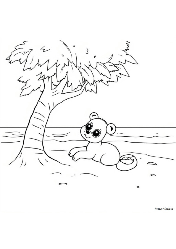 Summer Animal Coloring Pages