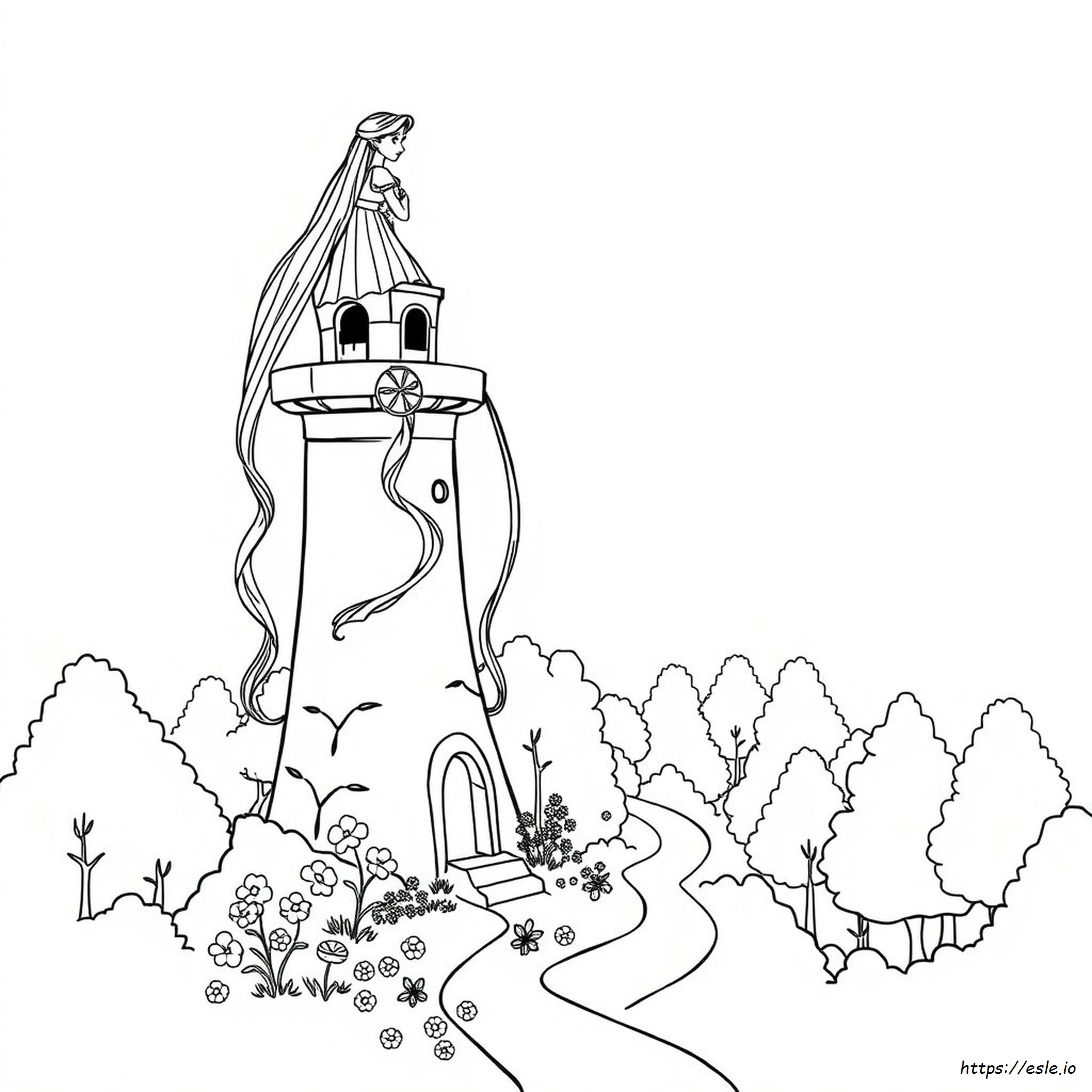Dibujos De Rapunzel Para Colorear