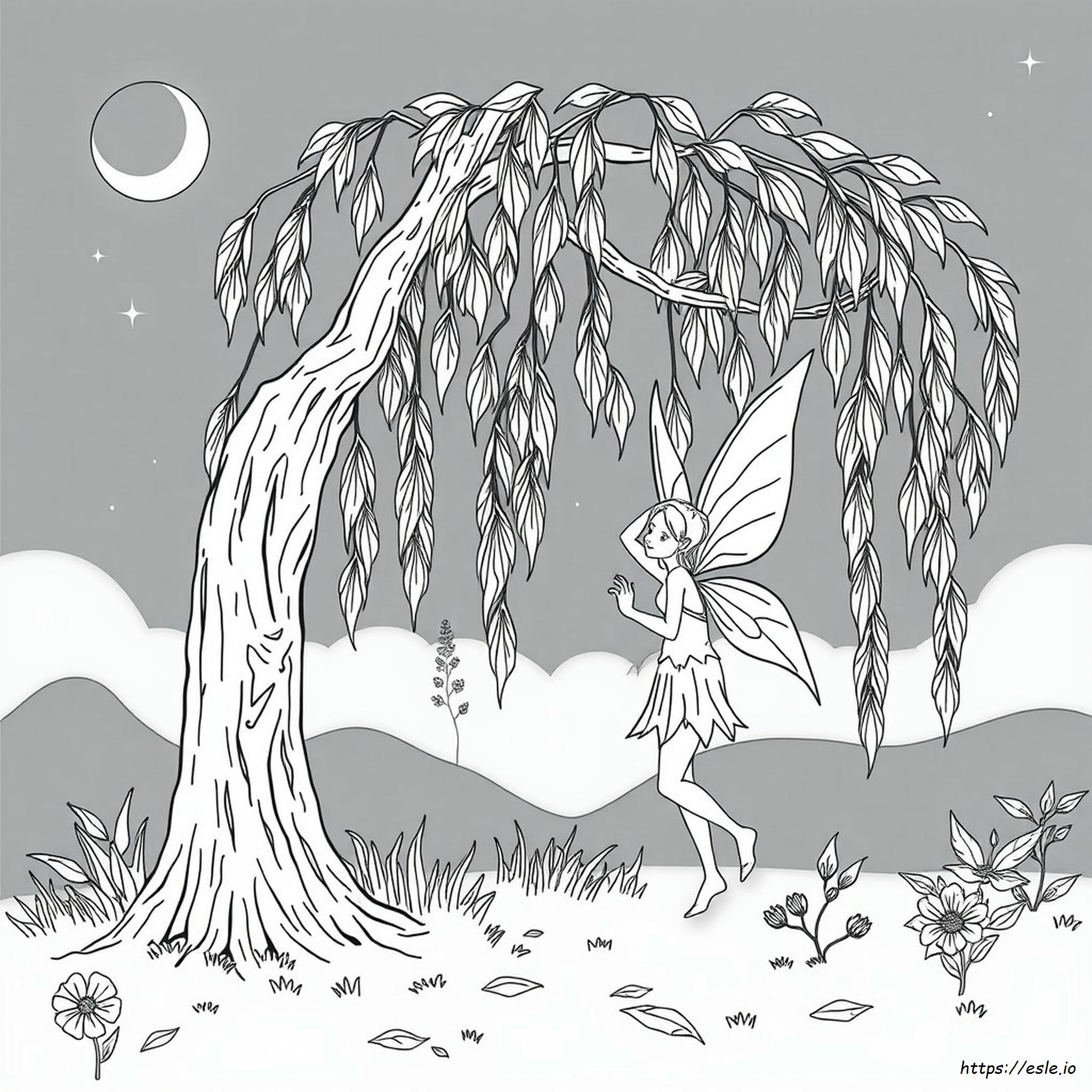Dark Fairy Coloring Pages For Adults