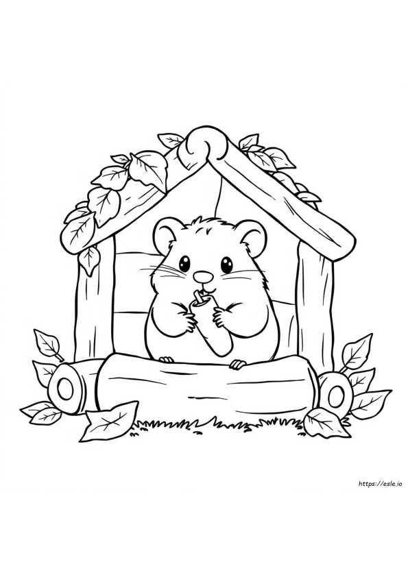 Mudah Hamster Gambar Mewarnai