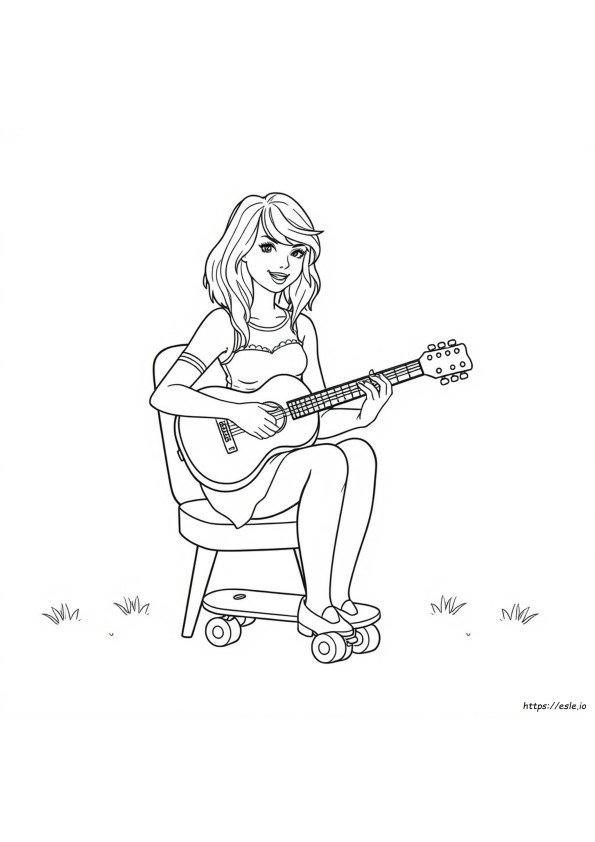 Disegni Da Colorare Di Taylor Swift