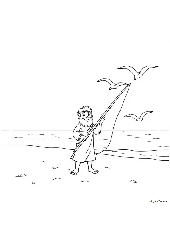 Jonás Para Colorear
