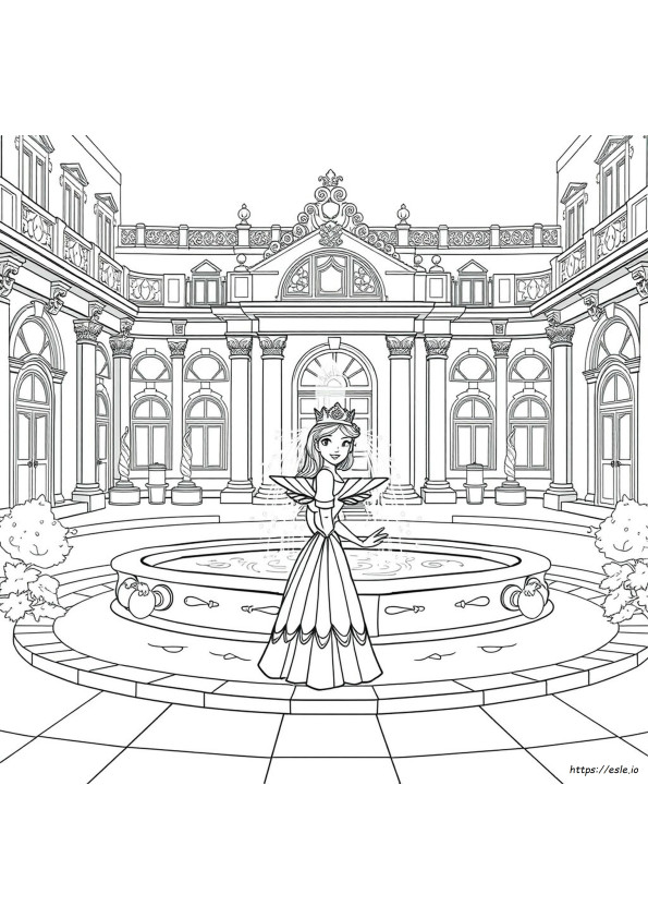 The Princess Coloring Pages