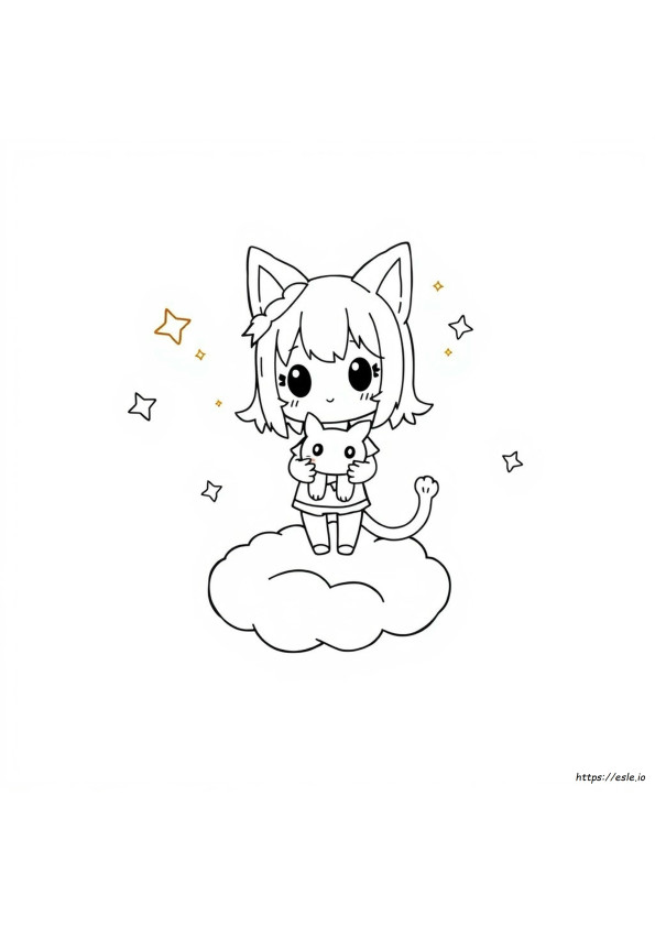 Kuromi Para Colorir