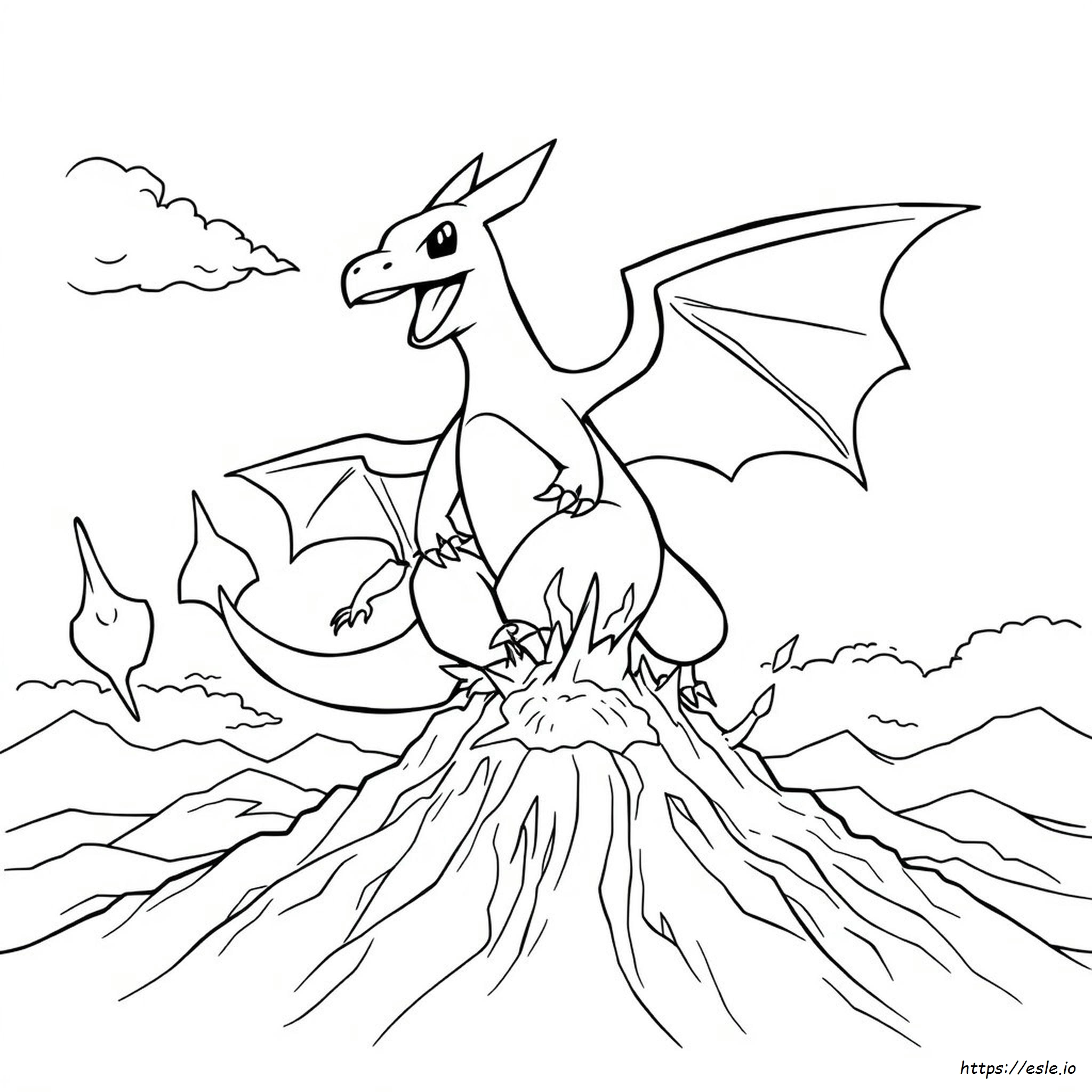 Ilmaiset V rityskuvat Pokemon Charizard