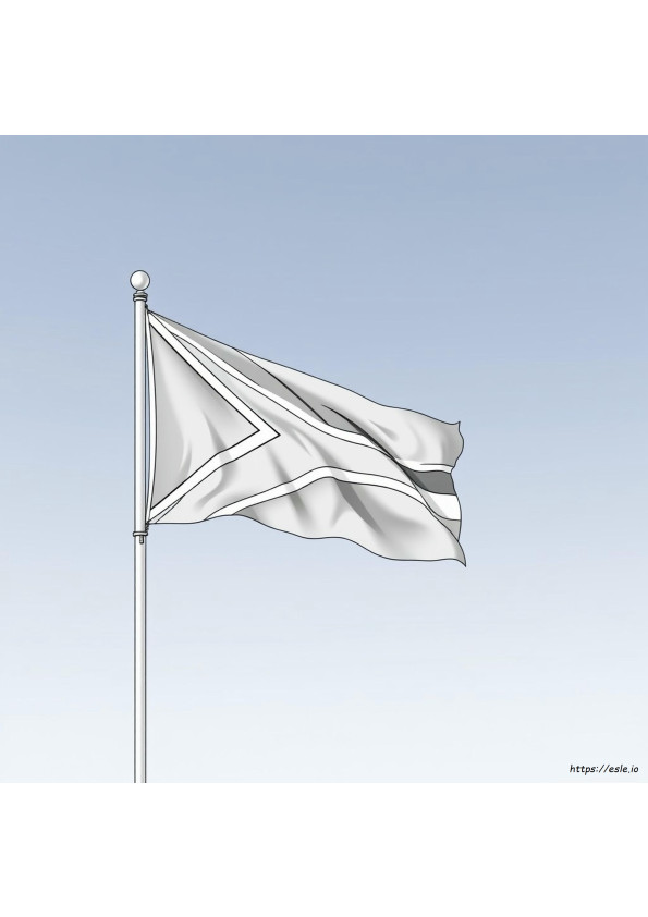 Mewarnai Bendera Afrika Selatan