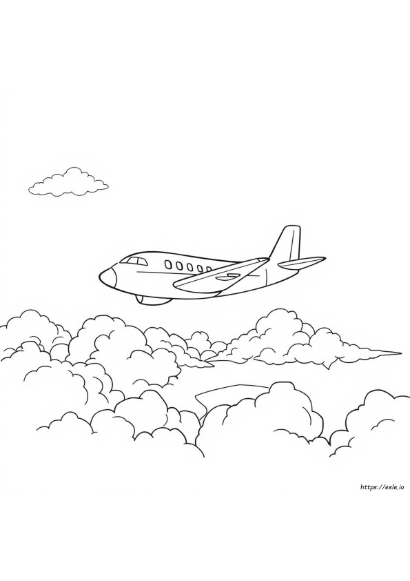 Coloring Picture Of Aeroplane