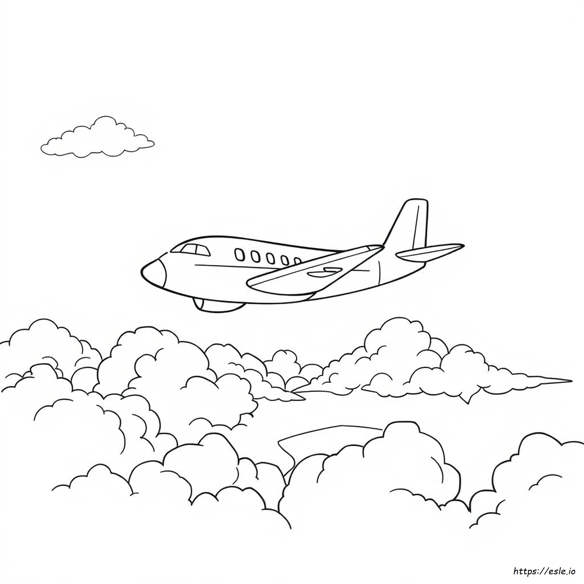 Coloring Picture Of Aeroplane