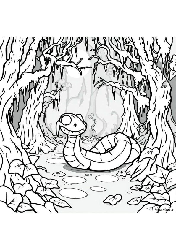 Grimer Coloring Page