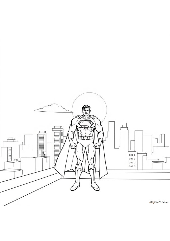 Colouring Superman