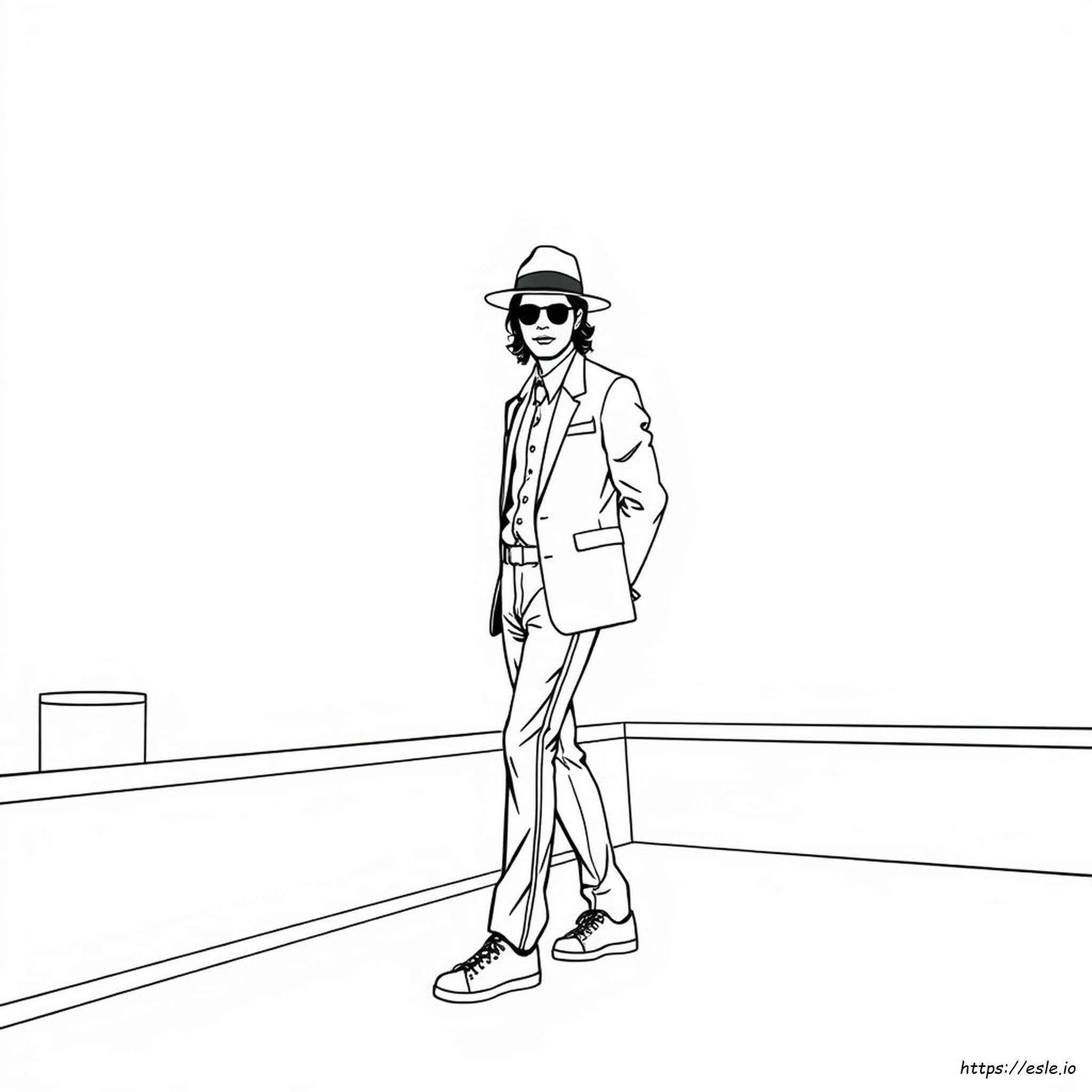 Michael Jackson Thriller Coloring Pages