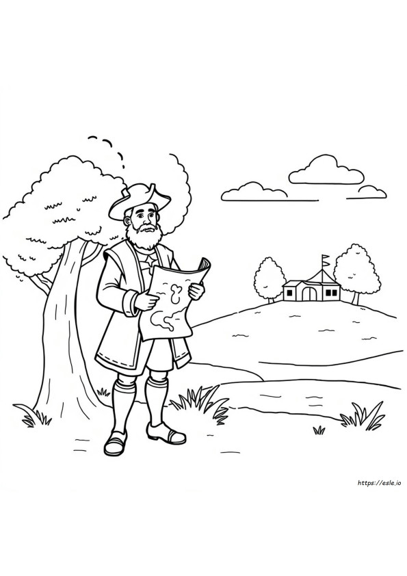 James Oglethorpe Para Colorear