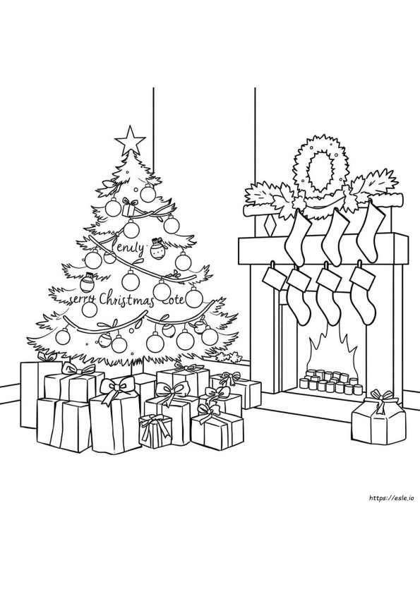 Christmas Toys Coloring