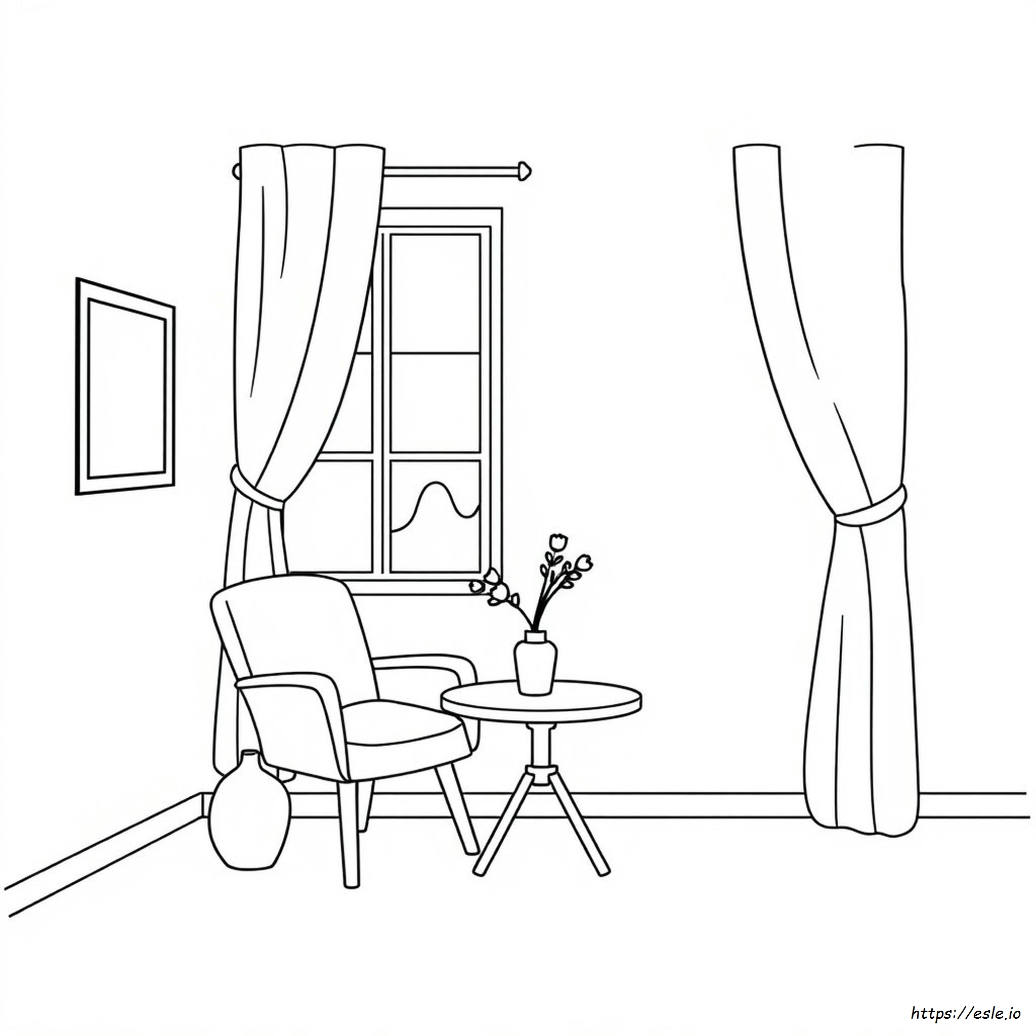 Coloriages De Design D'intérieur Gratuits