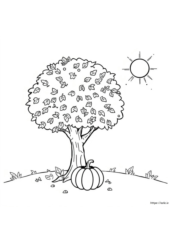 Kostenlose Druckbare Kindergarten Herbst Ausmalbilder