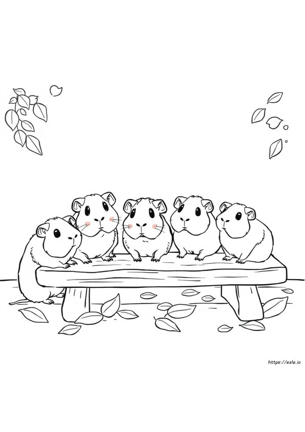 Free Coloring Pages Of Guinea Pigs