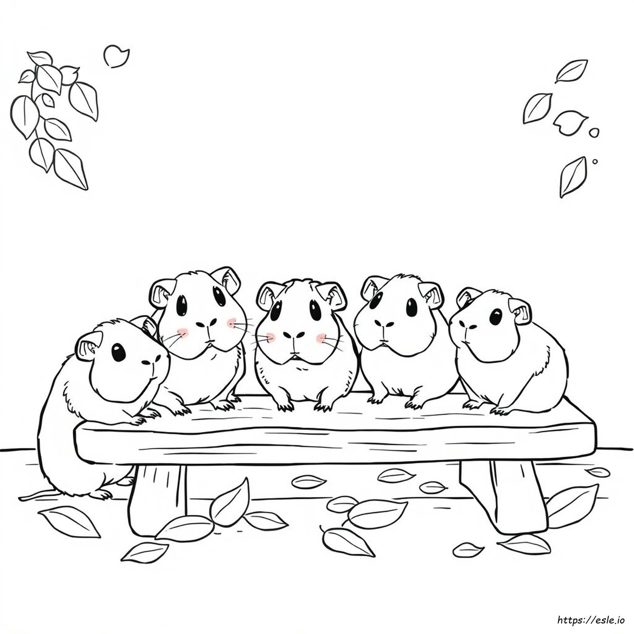 Free Coloring Pages Of Guinea Pigs