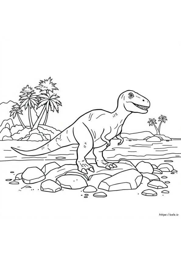 Blue Van Jurassic Park Kleurplaten