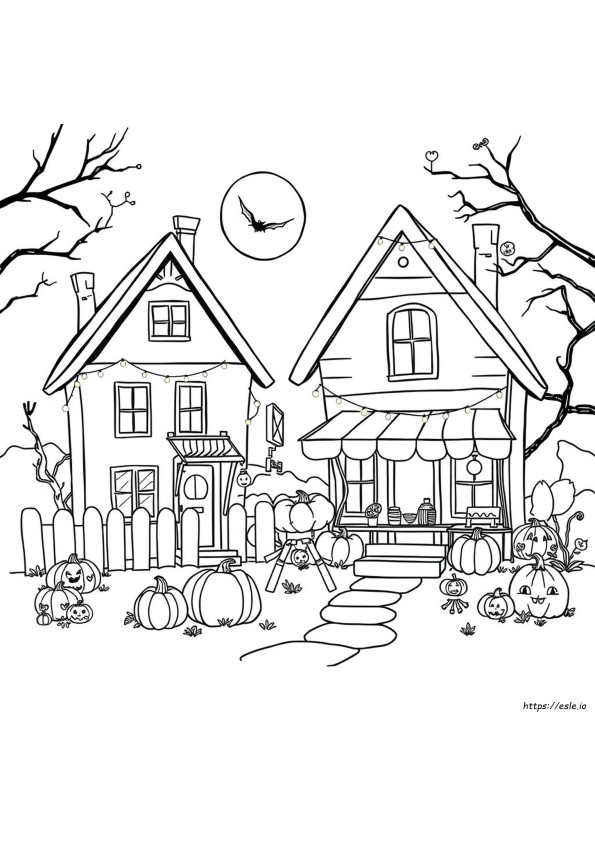 Coloring Picture For Halloween