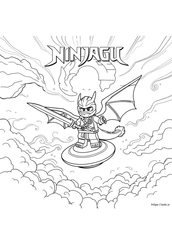 Drachen Airjitzu Ninjago Ausmalbilder