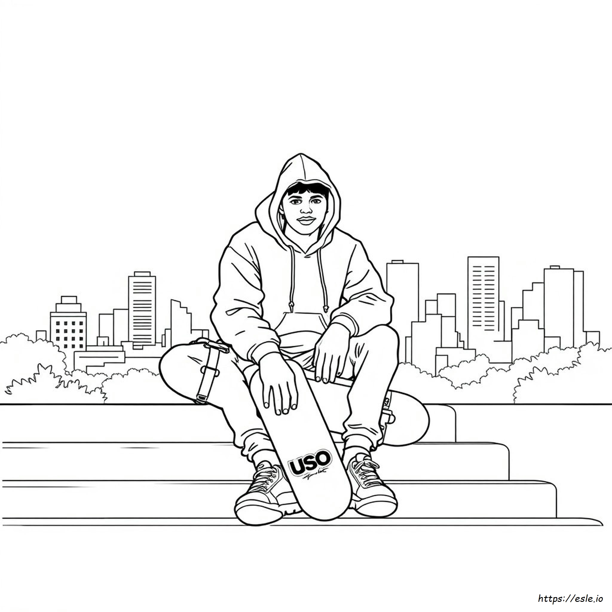 Páginas Para Colorear De Xxxtentacion