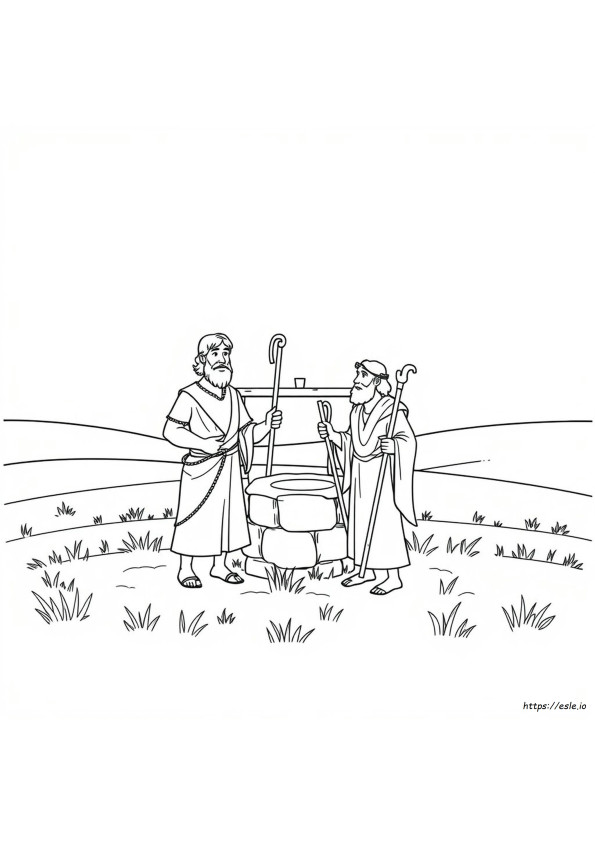 Jacob And Esau Coloring Sheet