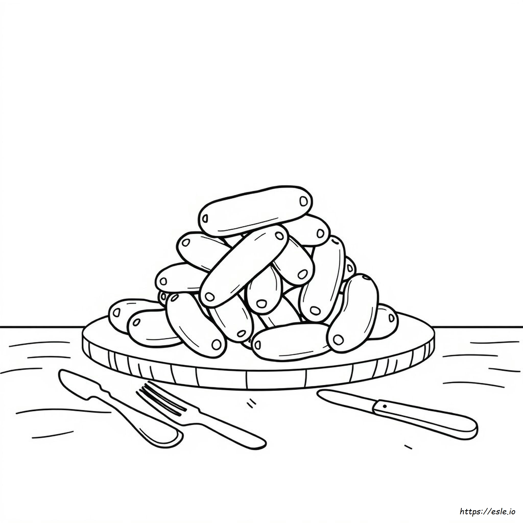 Dibujo De Pepinillo Para Colorear