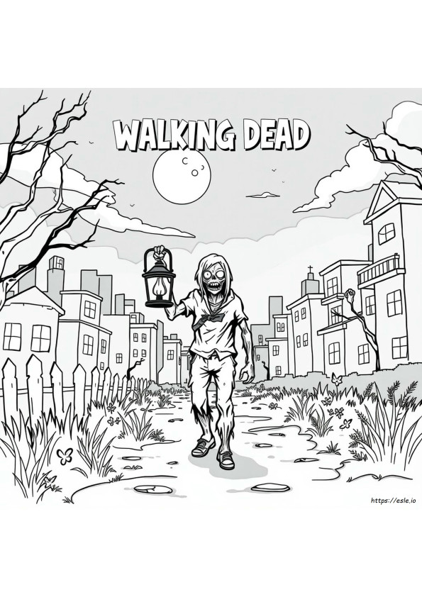 Walking Dead Coloring Pages