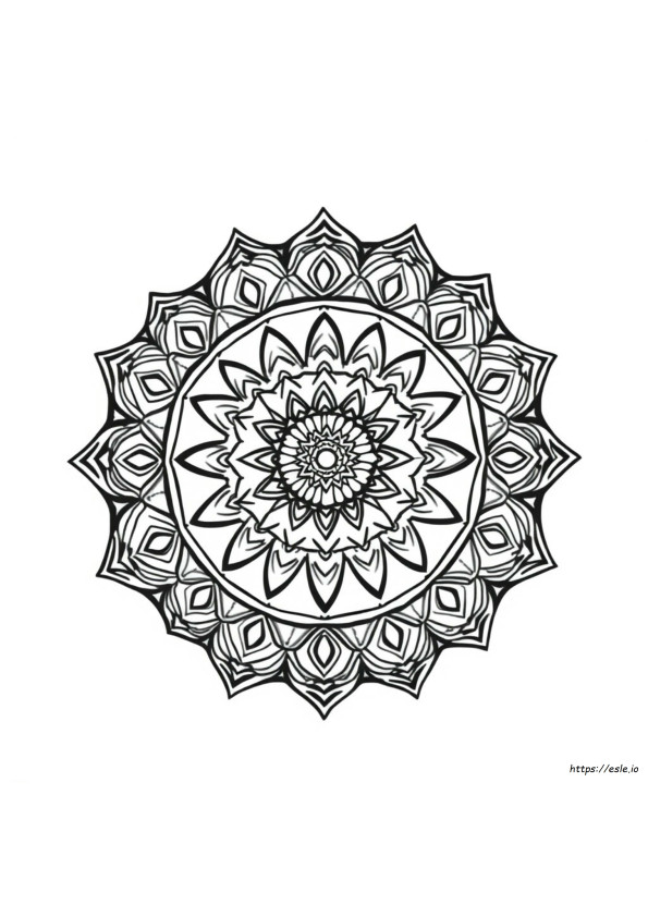 Egyedi Mandala Színező Oldalak