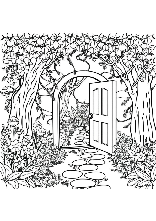 Secret Garden Coloring Pages