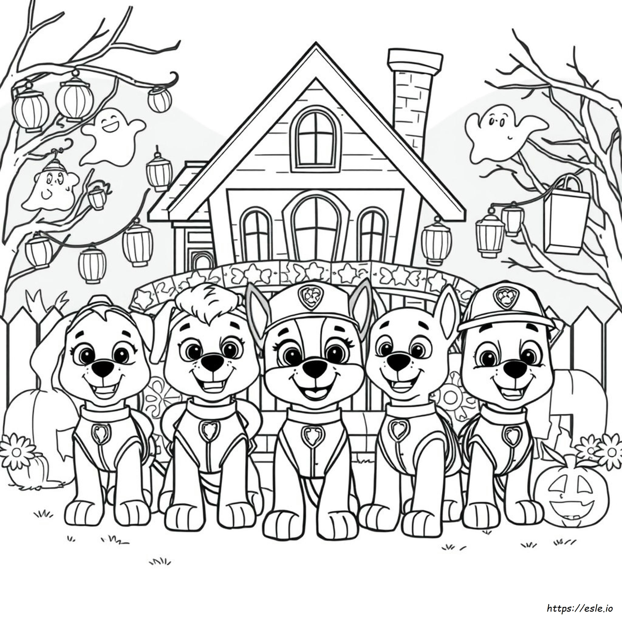 paw patrol halloween coloring pages – Image 9
