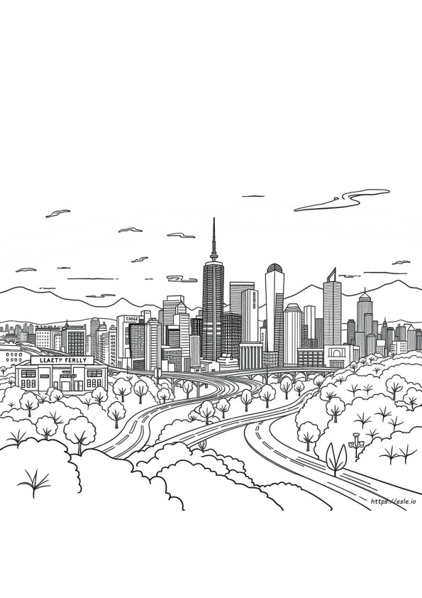 City Of Enoch Coloring Page