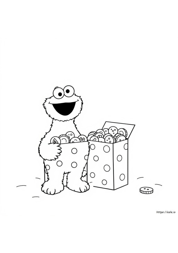 Coloriages Monstre Des Cookies