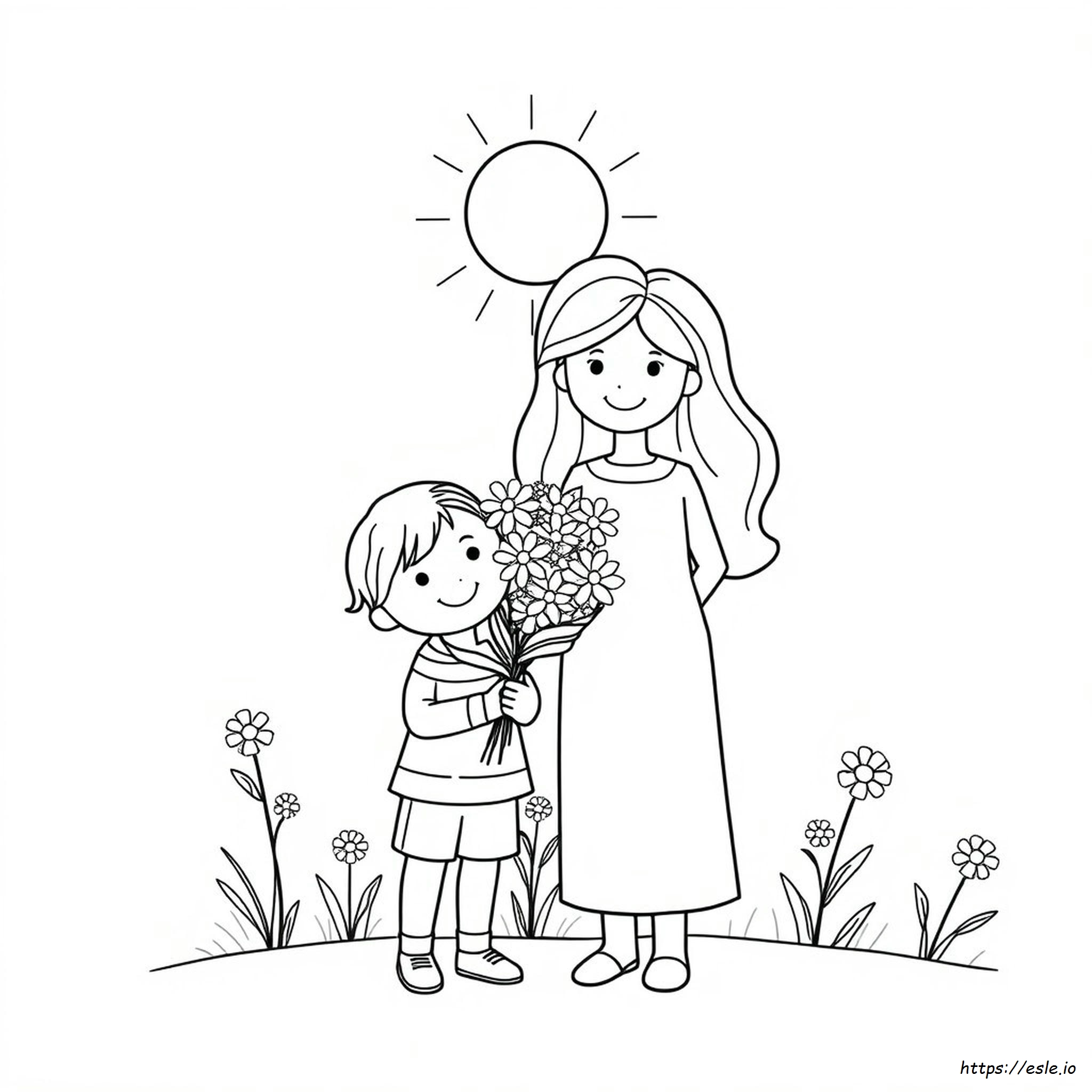 Free Printable Mothers Day Coloring Pages For Toddlers