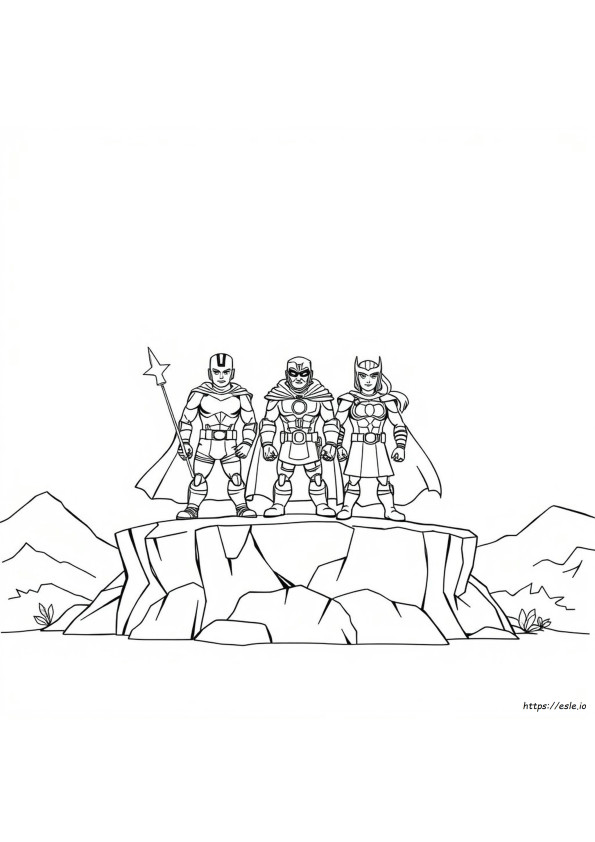 Coloring Heroes