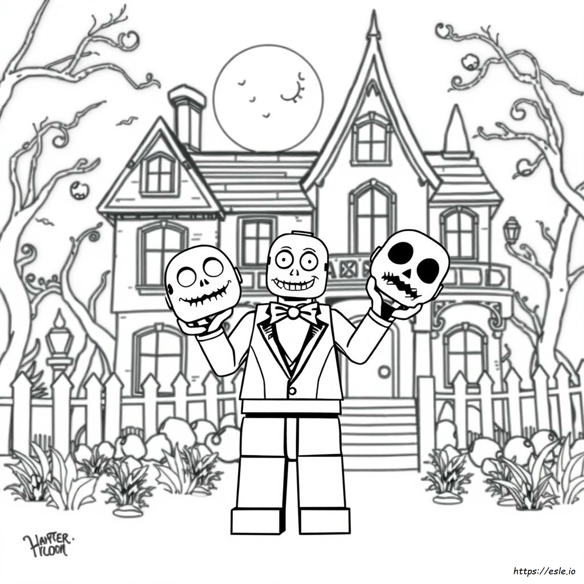 Bob From Beetlejuice Coloring Page