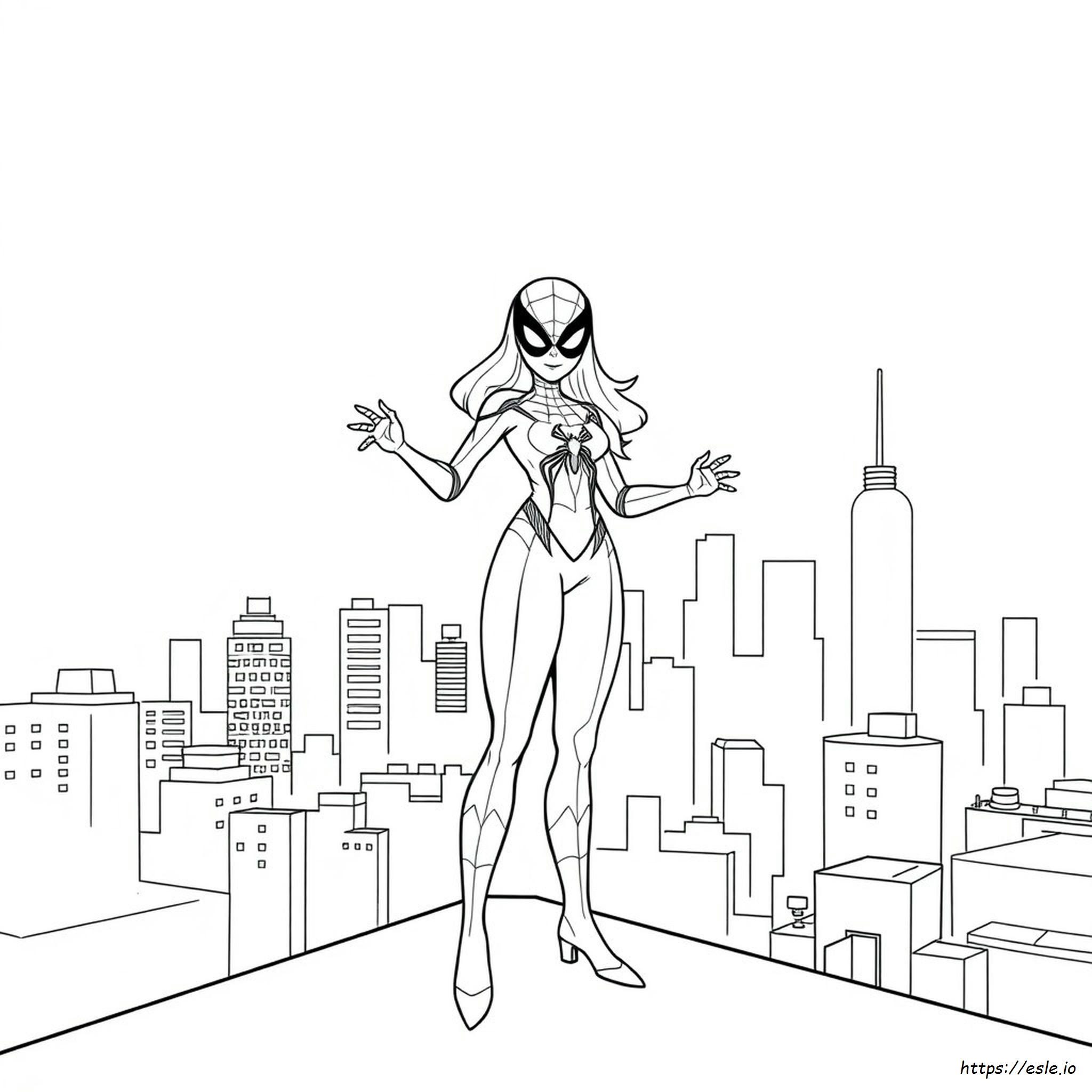 Spider Gwen Disegni Da Colorare