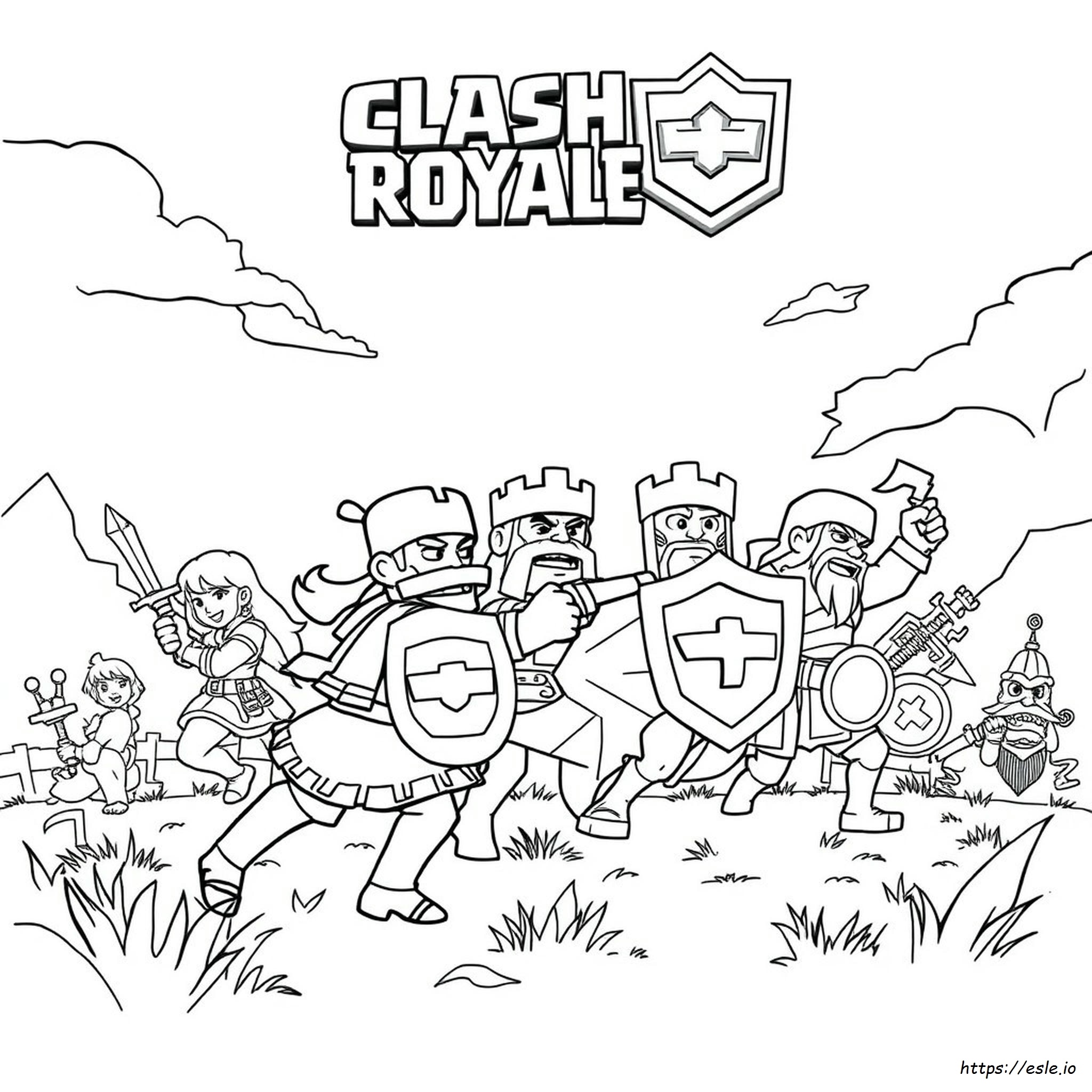 Clash Royale Coloring Pages