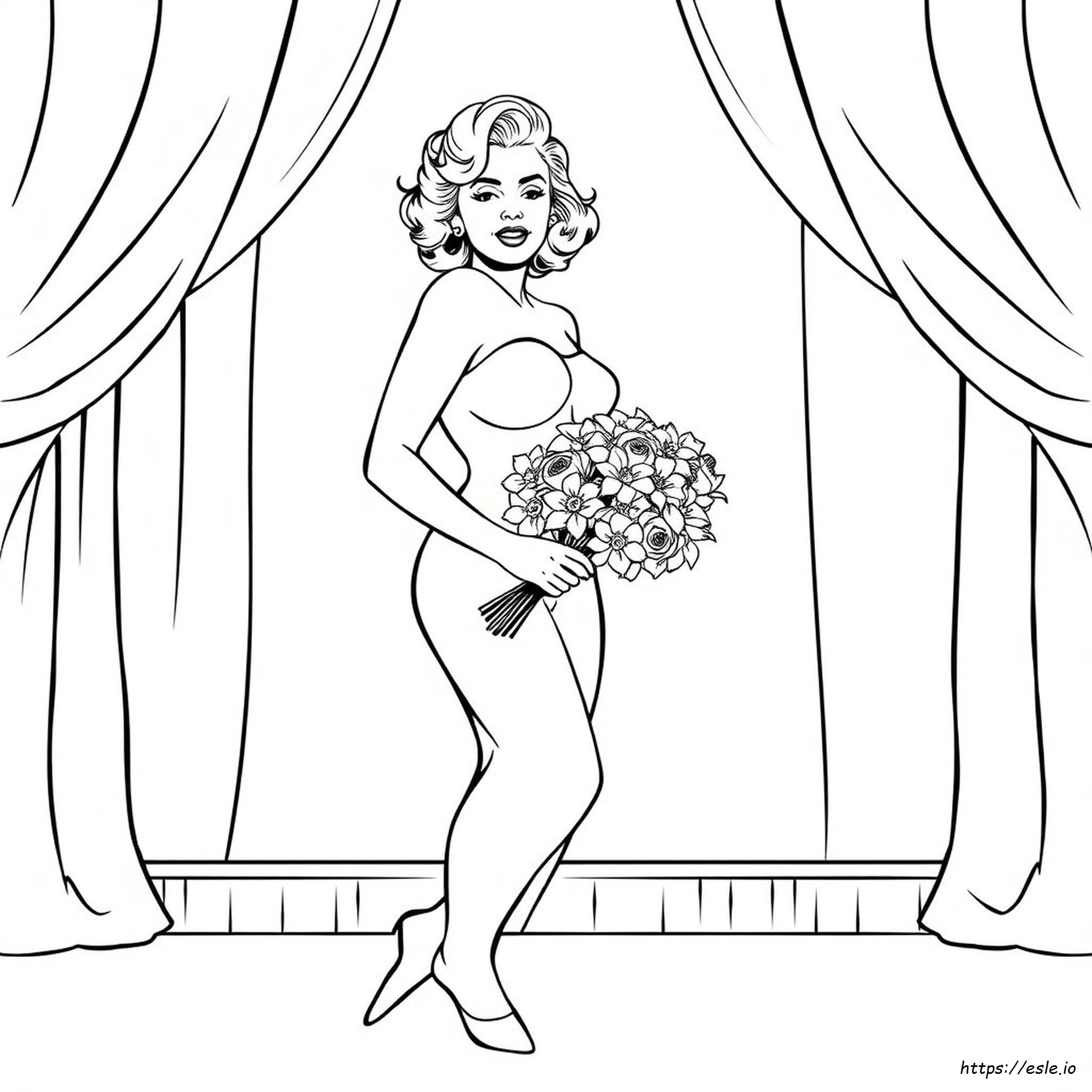 Printable Marilyn Monroe Coloring Pages