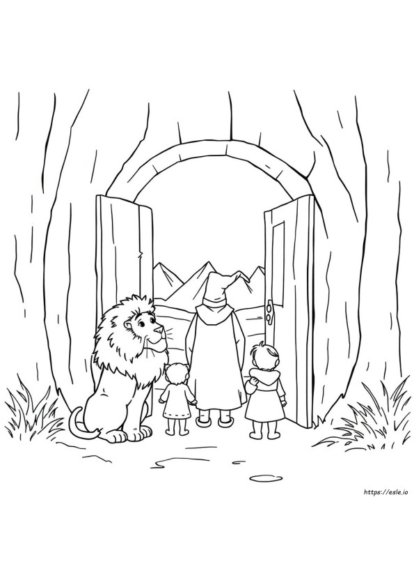 The Lion The Witch And The Wardrobe Coloring Pages Free
