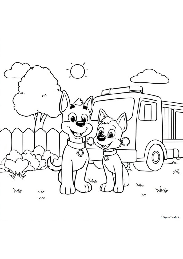 Bluey E Bingo Da Colorare