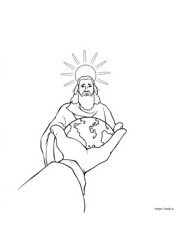 God So Loved The World Coloring Page